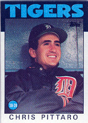 1986 Topps Baseball Cards      393     Chris Pittaro